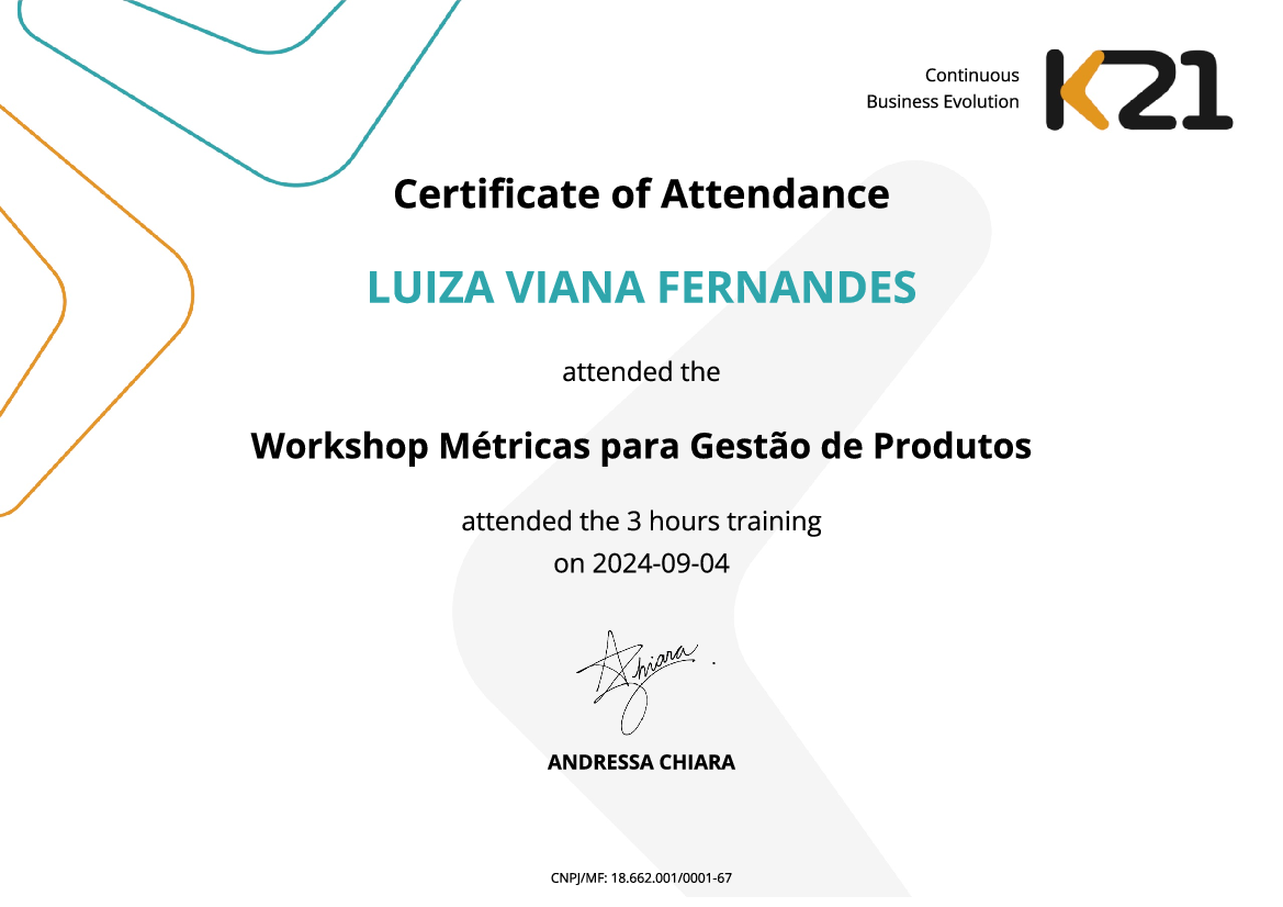 Certificado K21